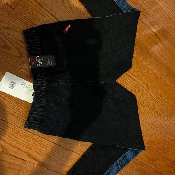 NWT Levis XS Jeans Altered Denim Track Pants men - Picture 5 of 5